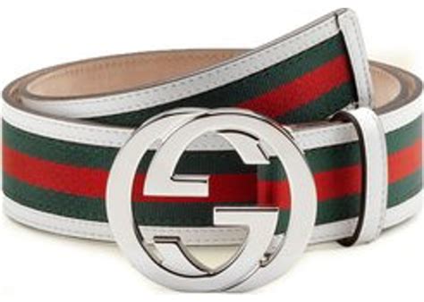 gucci white green red belt|Gucci belt red green white.